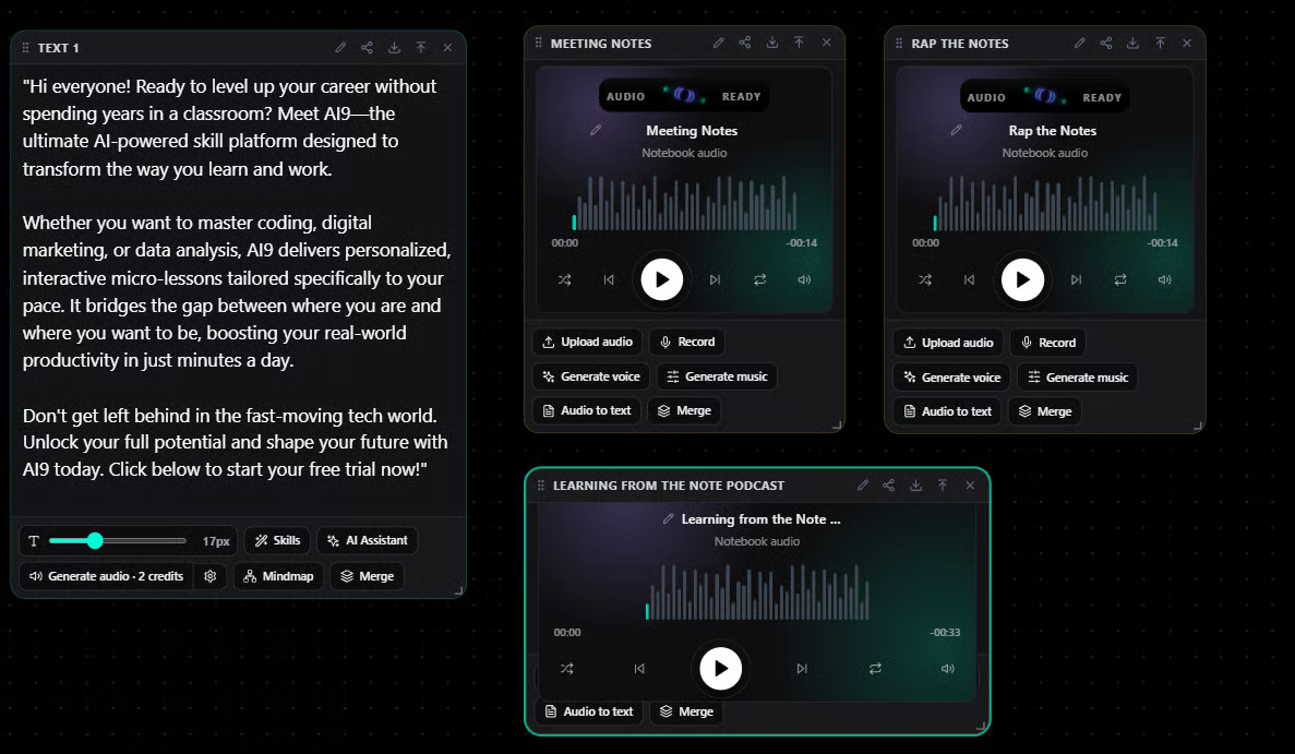 AI Space Note AI Space Note