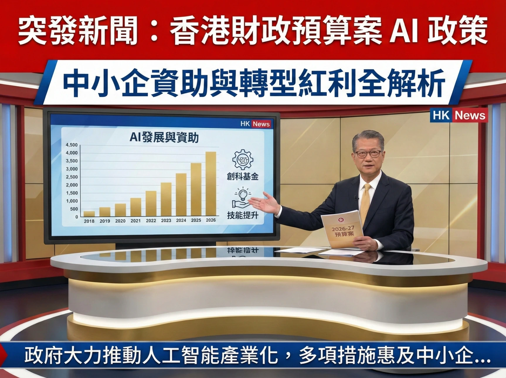 [2026 SME Essential] HK Budget AI Policy Analysis: How to Get Funding? Benefits for SMEs?